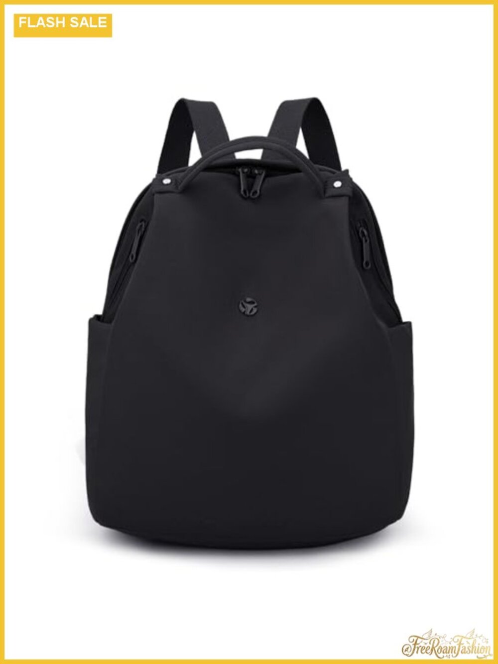 Nylon Women Backpack Small Lightweight Travel Daypack with 8 Pockets